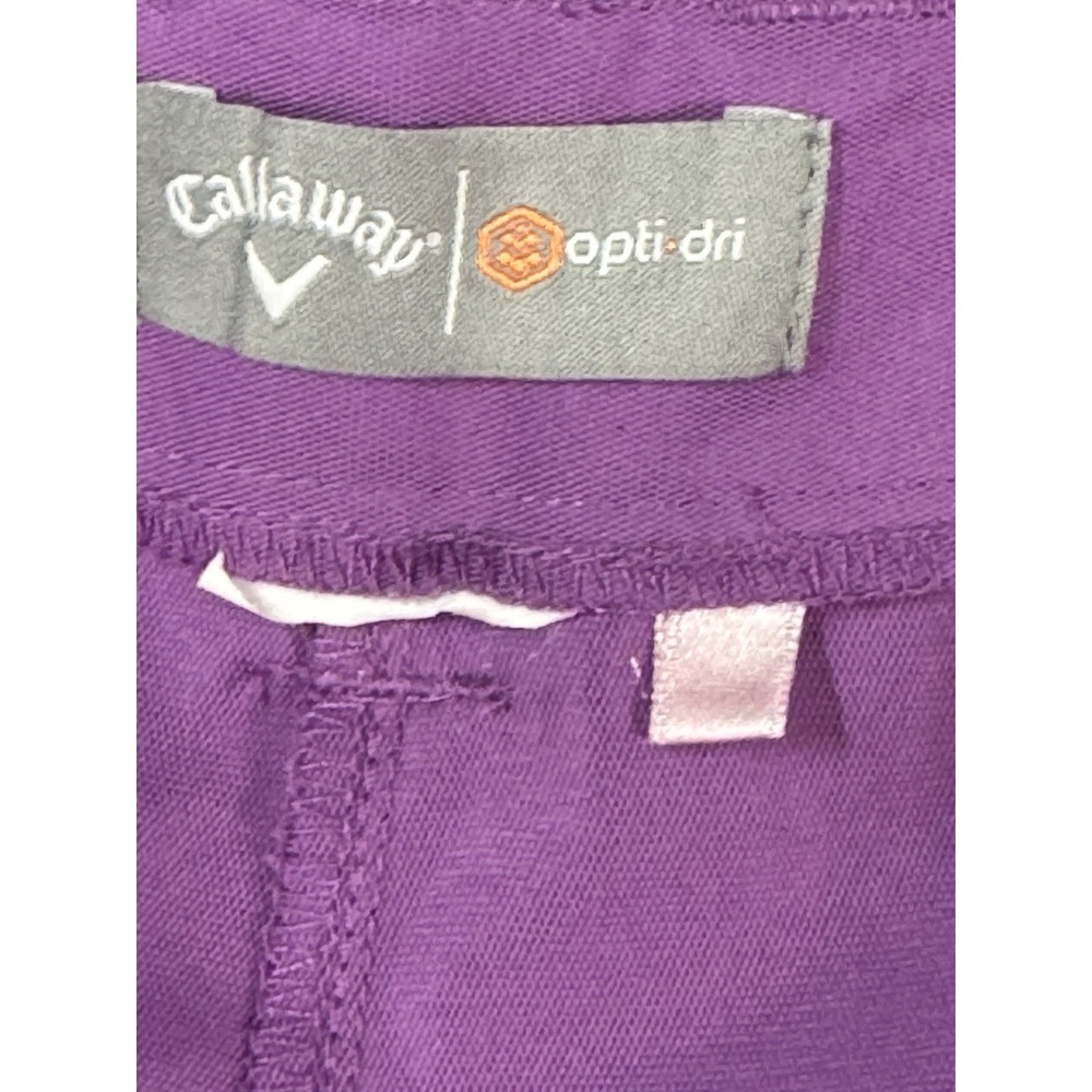 Women's Purple Callaway Golf Capris - Picture 3 of 3